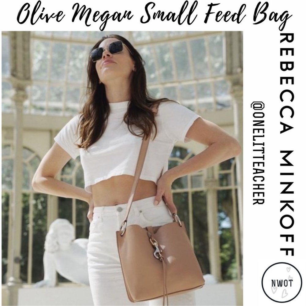 NWOT Rebecca Minkoff Green/Olive Small Feed Bag